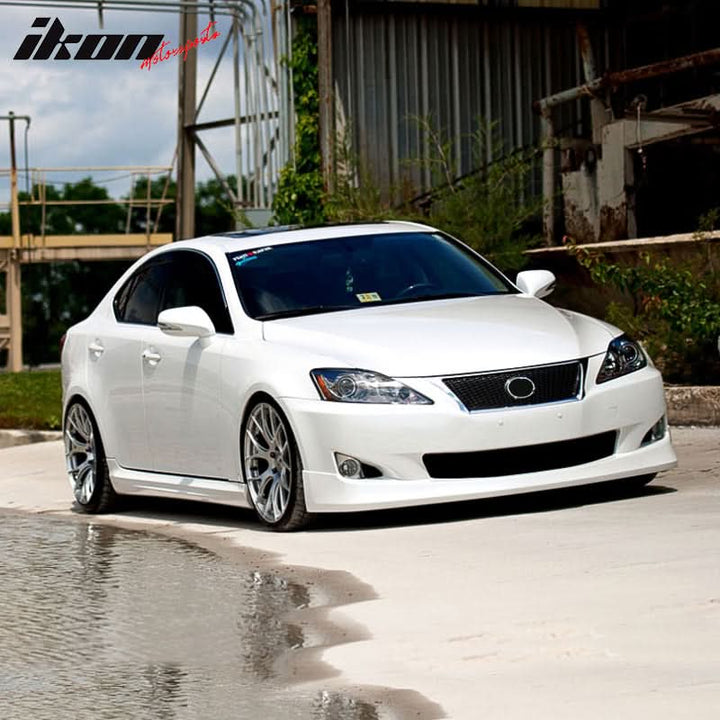 2009-2010 Lexus IS250 IS350 Sedan V Style Front Bumper Lip Spoiler PU