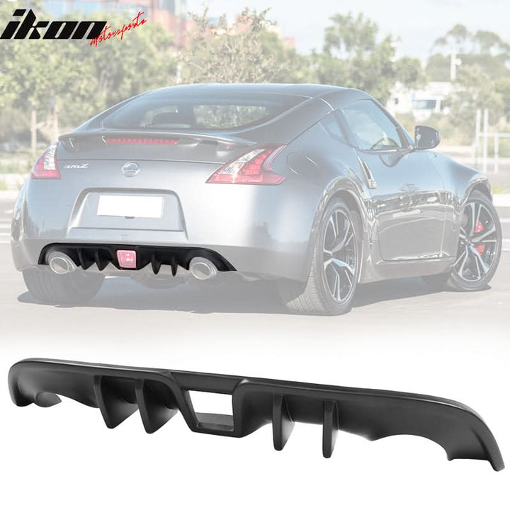 2009-2020 Nissan 370Z Rear Bumper Diffuser Vortex Shark Fin PP