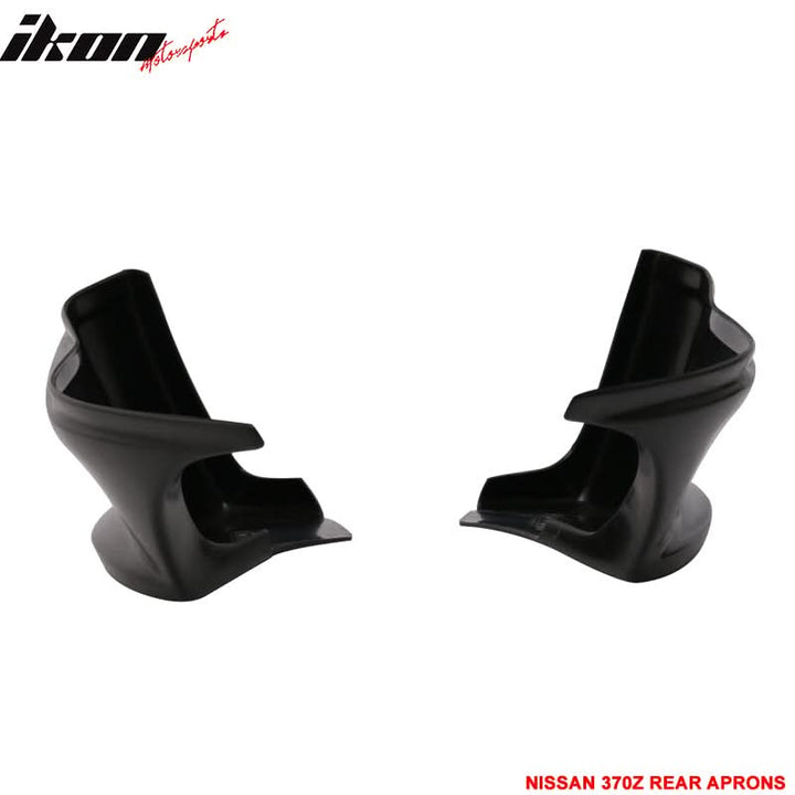2009-2020 Nissan 370Z SS Style Unpainted Rear Bumper Lip Aprons PU