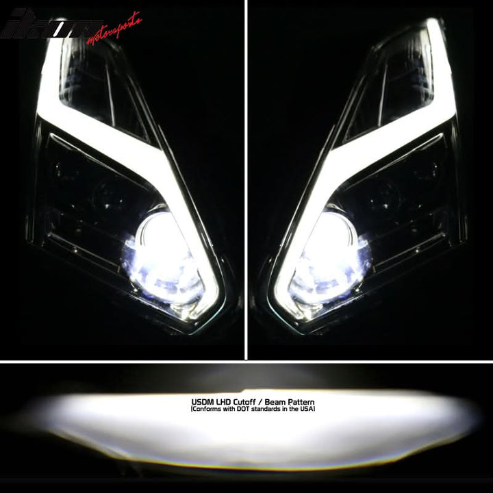 2009-2024  Nissan R35 GTR LED DRL Headlights(Upgrade 09-16 to 17+)
