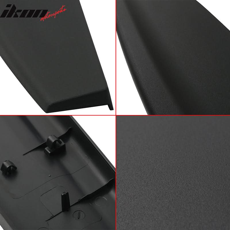 2009-2023 Ram 1500 Black Tailgate Cap Moulding Cover Truck Spoiler PP