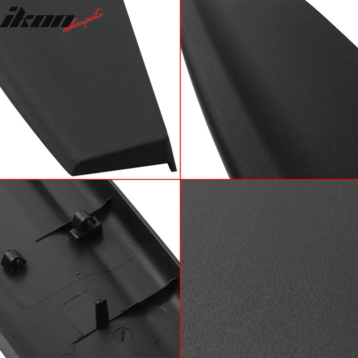 2009-2023 Ram 1500 Black Tailgate Cap Moulding Cover Truck Spoiler PP