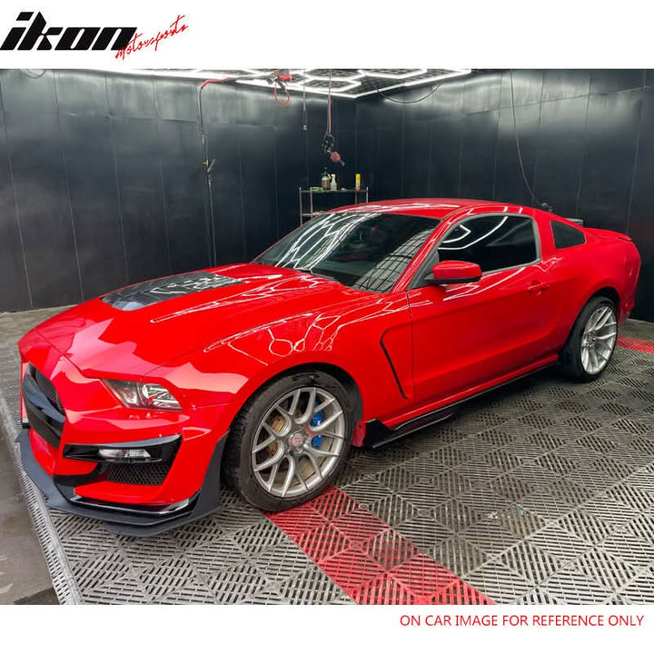 2010-2014 Ford Mustang GT500 Style Unpainted Front Hood Panel Aluminum