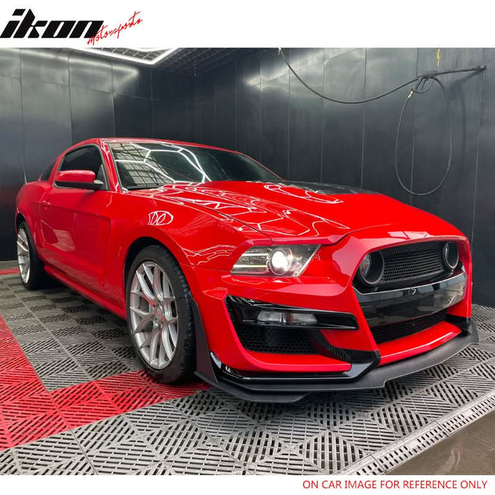 2010-2014 Ford Mustang GT500 Style Unpainted Front Hood Panel Aluminum