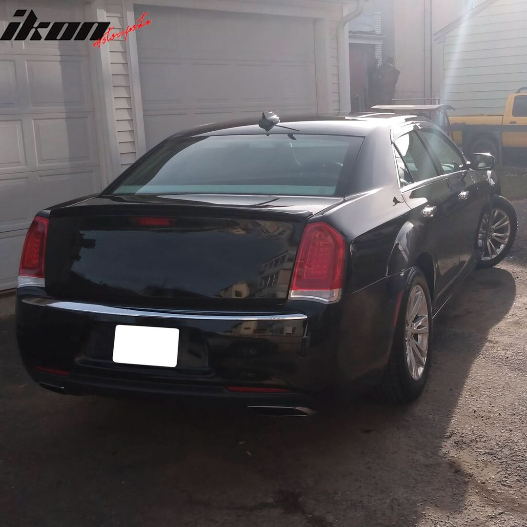 2011-2023 Chrysler 300 OEM Style Matte Black Rear Spoiler Wing ABS