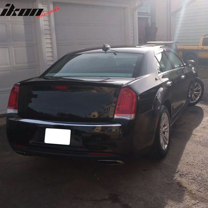 2011-2023 Chrysler 300 OE Style Matte Black Rear Spoiler Wing ABS