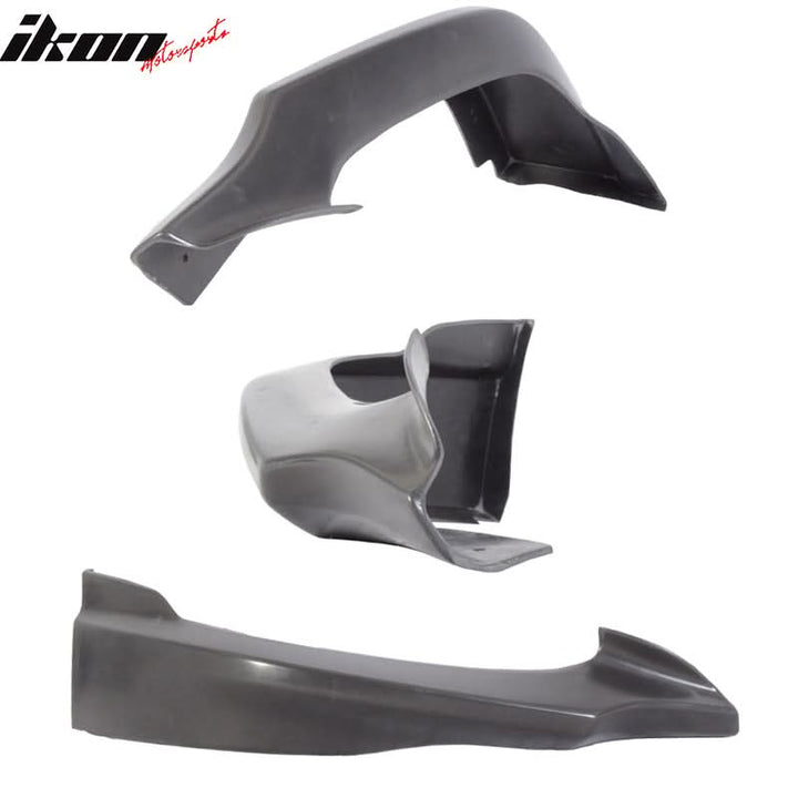 2012-2013 Honda Civic Coupe HF-P Style Unpainted Front Bumper Lip PU