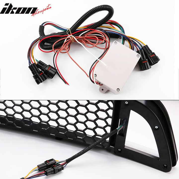 2013-2014 Ford Mustang Non-Shelby LED Light Unpainted Front Grille