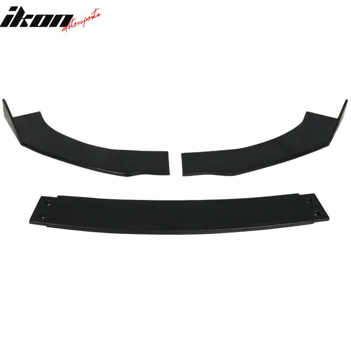 2013-2016 Hyundai Genesis Coupe IKON Style Blcak Front Bumper Lip PU