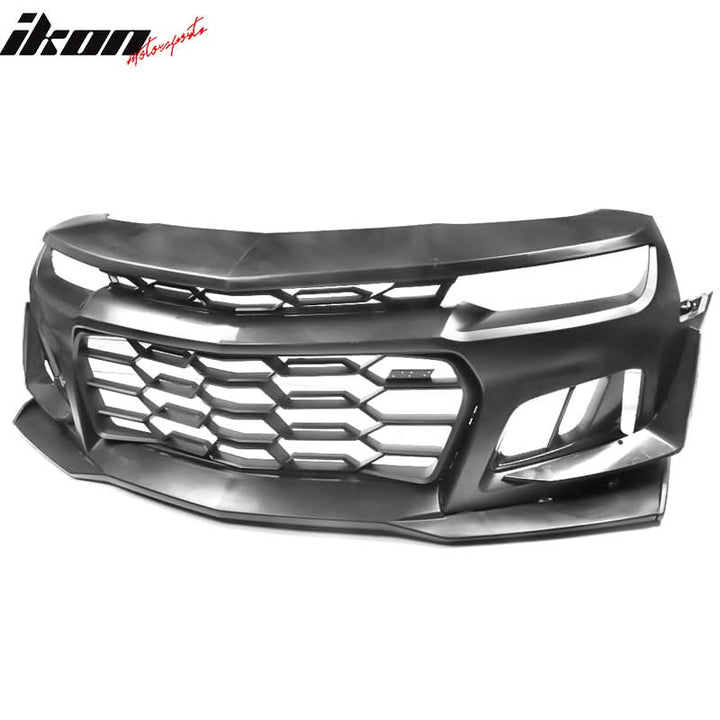 2014-2015 Chevy Camaro 5TH to 6TH Gen 1LE Style Black Front Bumper PP