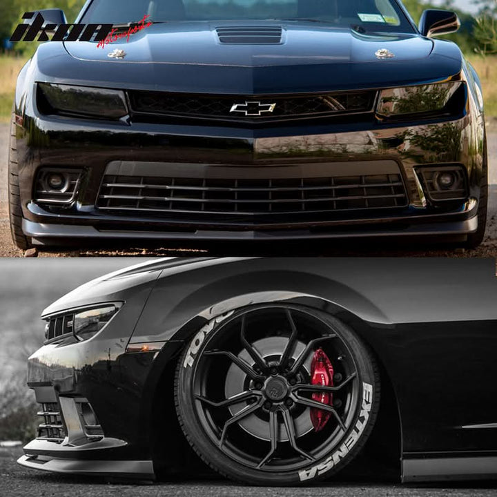 2014-2015 Chevrolet Camaro SS Front Lip 1LE Style Unpainted Lip Spoile
