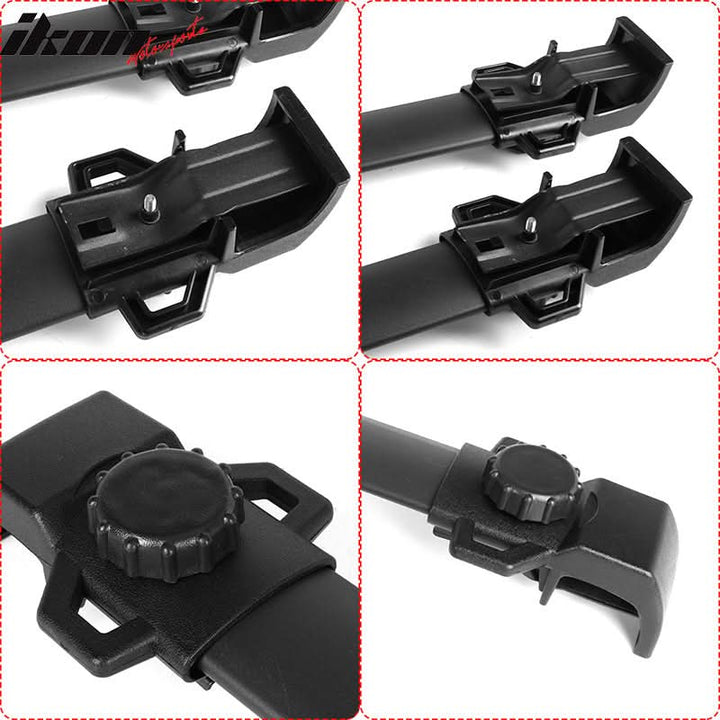 2014-2023 Jeep Renegade OE Black Top Roof Rack Cross Bar Aluminum