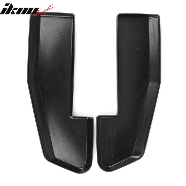 2015-2017 Ford Mustang V1 Matte Black Rear Bumper Lip W/8 Screws PP