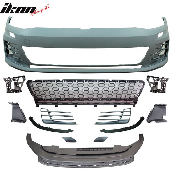 2015-2017 Volkswagen Golf 7 MK7 Front Bumper Cover No PDC GTI Style
