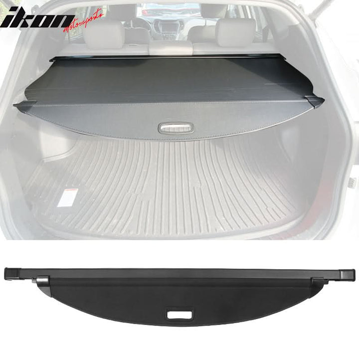 2015-2018 Hyundai Santa Fe Sport Black Rear Trunk Cargo Cover Shade