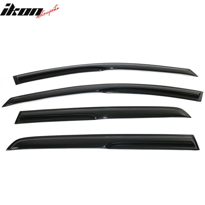 2015-2019 Volkswagen VW Golf MK7 Window Visor Mugen Style Smoke Tinted