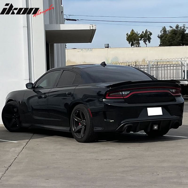2015-2023 Dodge Charger Rear Bumper Diffuser w/ LED Brake Light Lamp