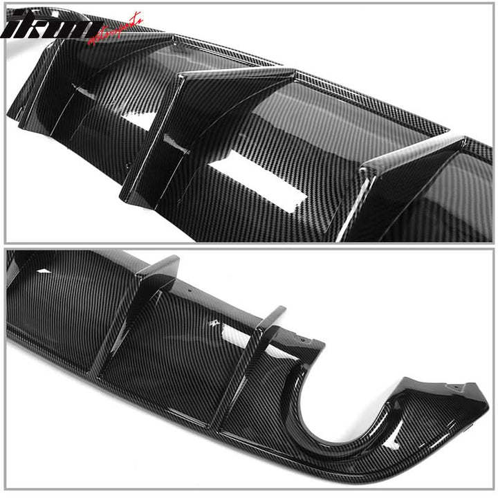 2015-2023 Dodge Charger Rear Bumper Diffuser + Side Aprons Lip CFL