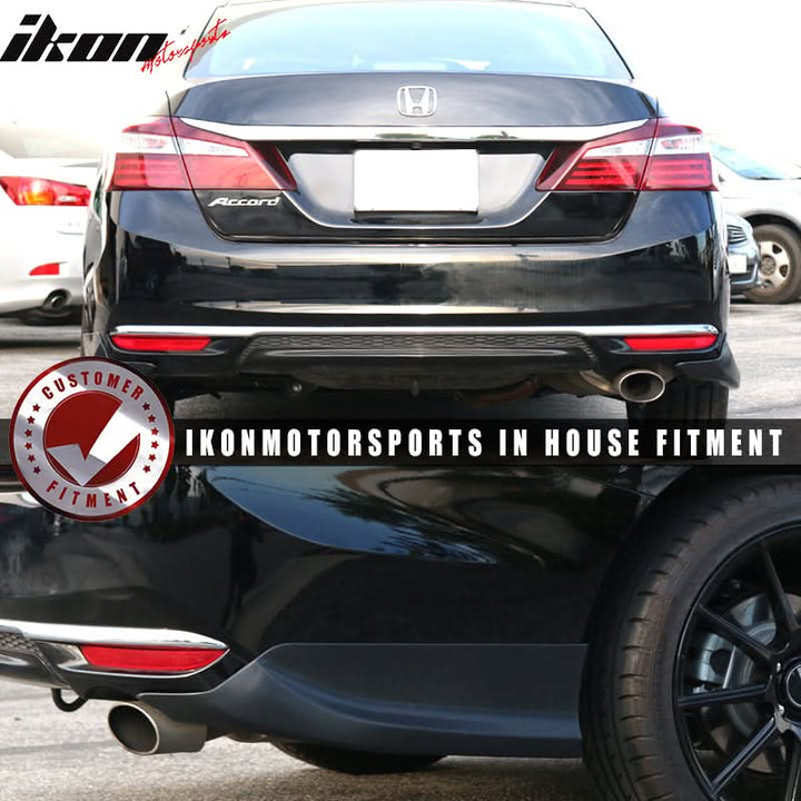2016-2017 Honda Accord Sedan HFP Style PP Rear Lip Underbody Spoilers