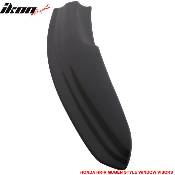 2016-2022 Honda HRV Window Visor Mugen Style Smoke Tinted Acrylic