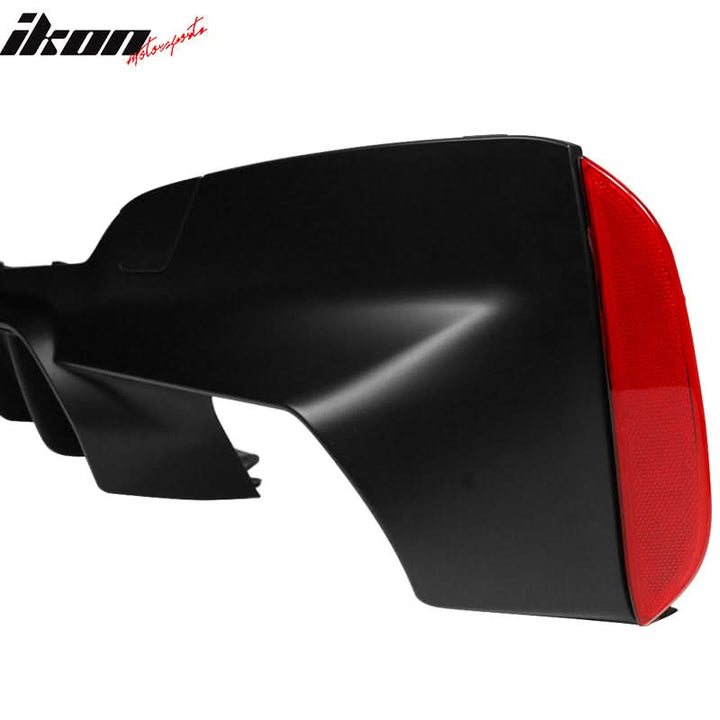 2017-2020 BMW 5 Series G30 Rear Bumper Lip Diffuser Quad Outlets
