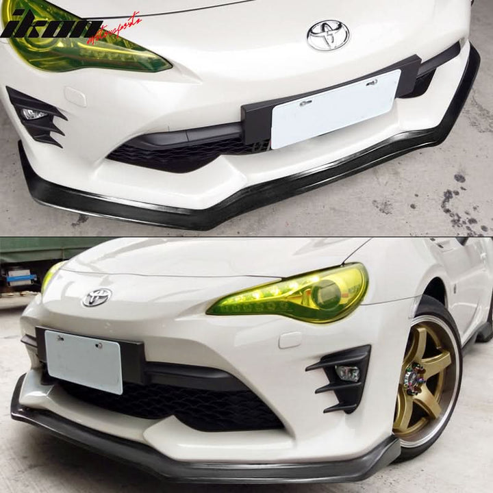 2017-2020 Toyota 86 CS Style Unpainted Front Bumper Lip Spoiler PU