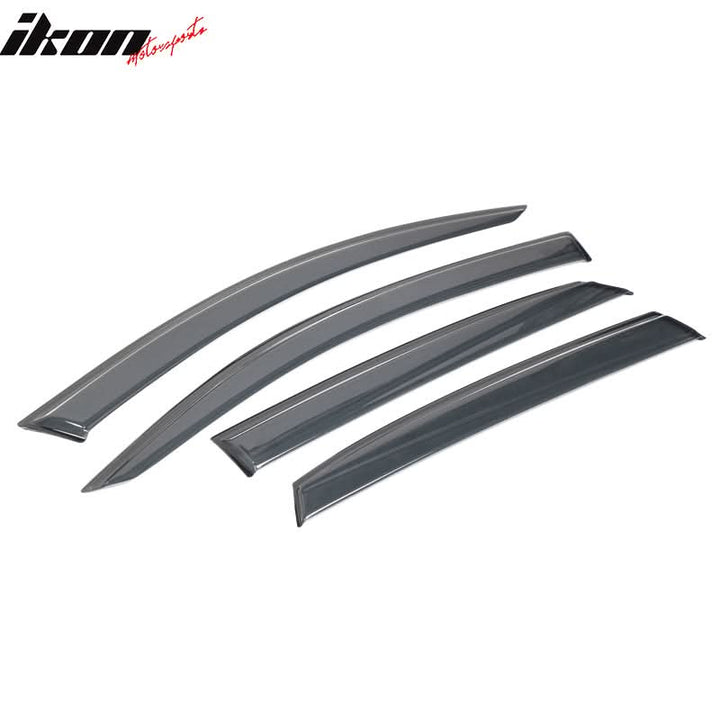 2017-2021 Honda Civic 10th Gen X HB5 Smoke/Tinted Window Visor Acrylic