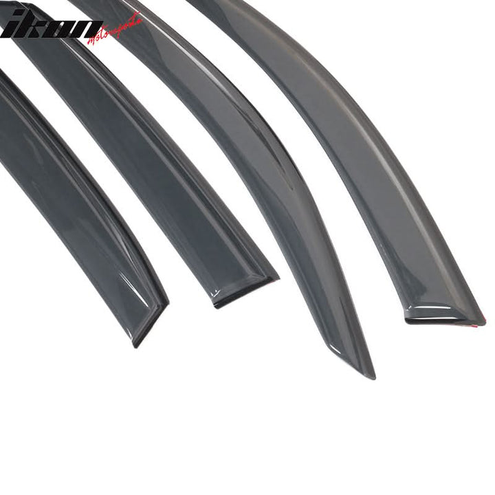 2017-2021 Honda Civic 10th Gen X HB5 Smoke/Tinted Window Visor Acrylic