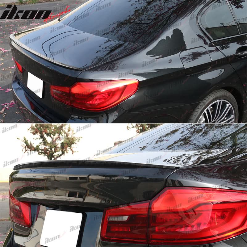 2017-2023 BMW G30 5-Series 4DR M5 Style Rear Spoiler Wing Carbon Fiber