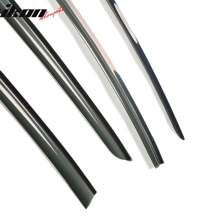 2017-2024 Tesla Model 3 Smoke Acrylic Window Visors Deflectors 4PCS