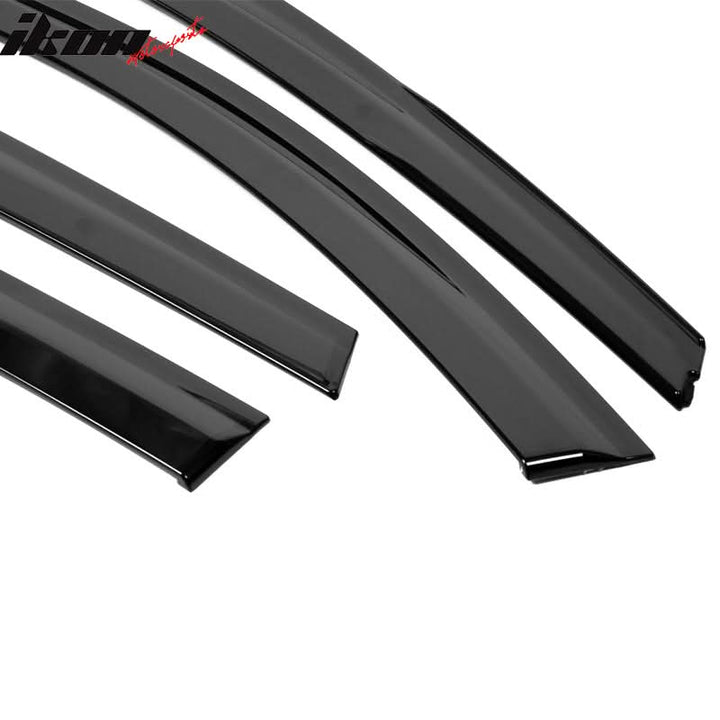 2017-2025 Mazda CX5 Slim Style Smoke Tinted Window Visor Polycarbonate