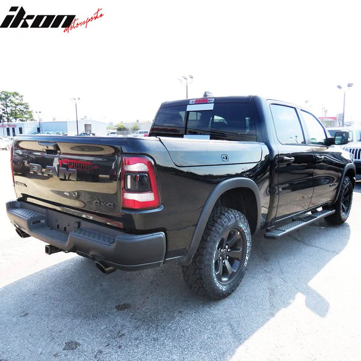 2019-2025 Dodge Ram 1500 Standard Bed Matte Black Fender Flares 4PCS