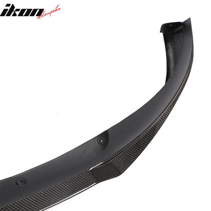 2020-2024 Tesla Model Y Front LipIKON Style Lip Spoiler Carbon Fiber