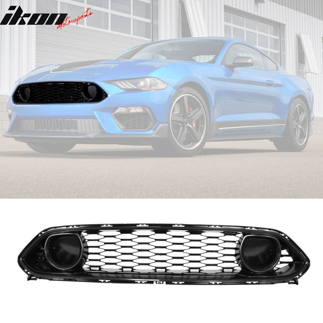 2021-2023 Ford Mustang Mach 1 Grill Black Front Mesh Car Grille ABS