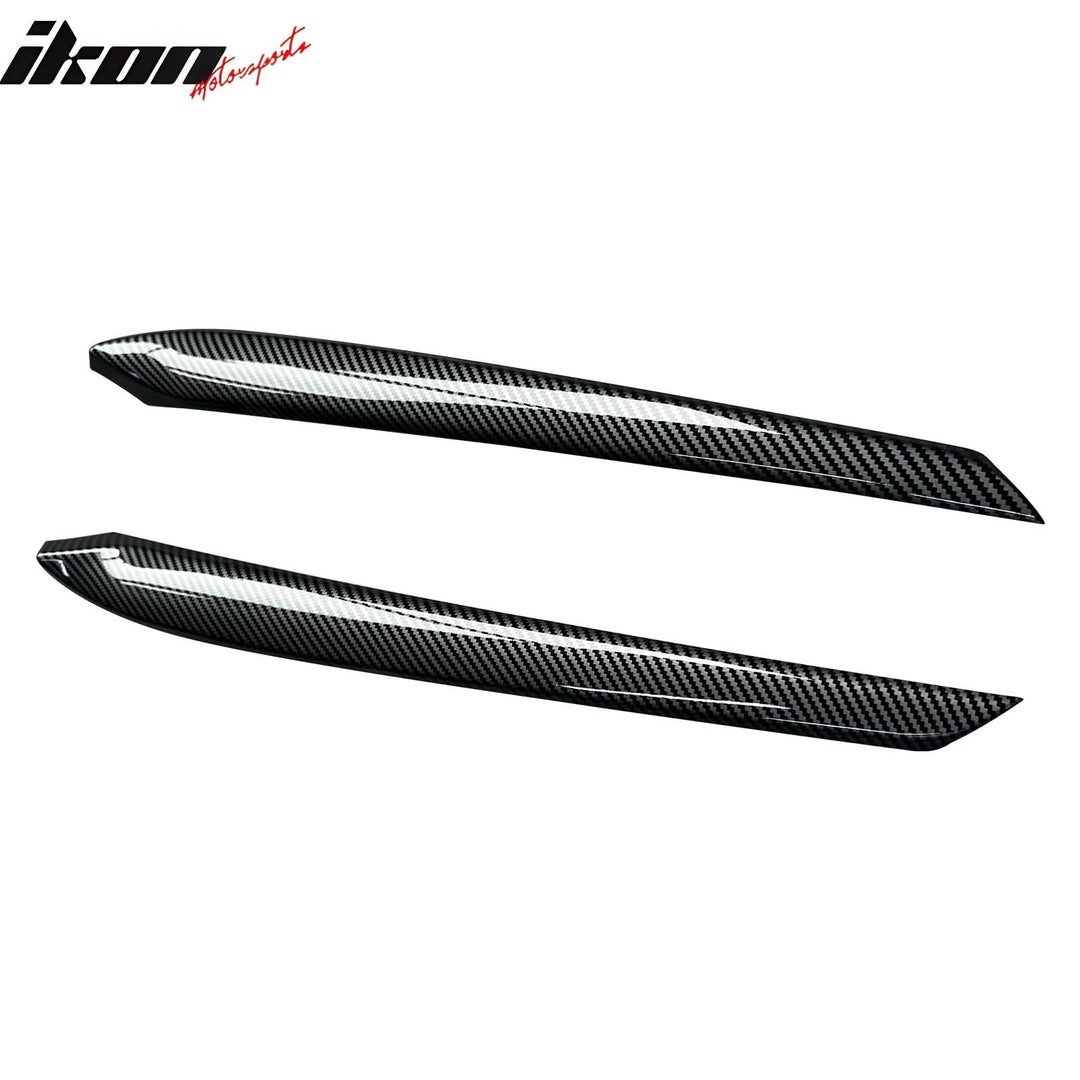 2021-2023 Tesla 3 & 2023 Y Carbon Fiber Center Front Door Panel ABS