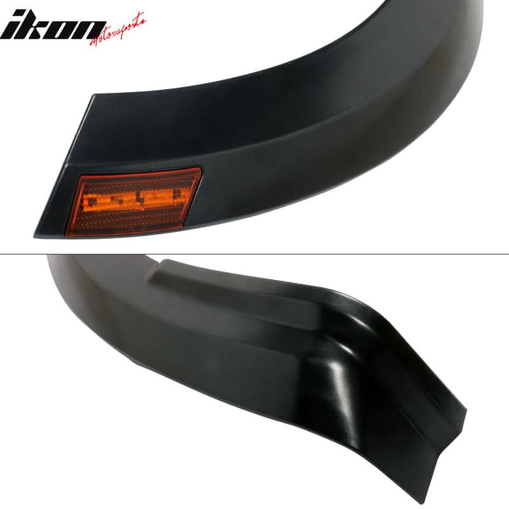 2021-2024 Ford F-150 R Style Matte Black 4PCS Fender Flares Cover PP