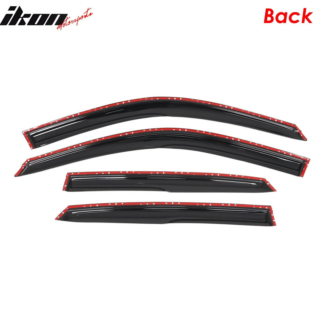 2022-2025 Honda Civic Mugen Style Smoke Tinted Window Visor Acrylic