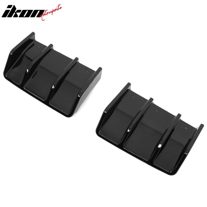 2022-2025 Subaru BRZ & Toyota GR86 JDM Style Gloss Black Rear Diffuser
