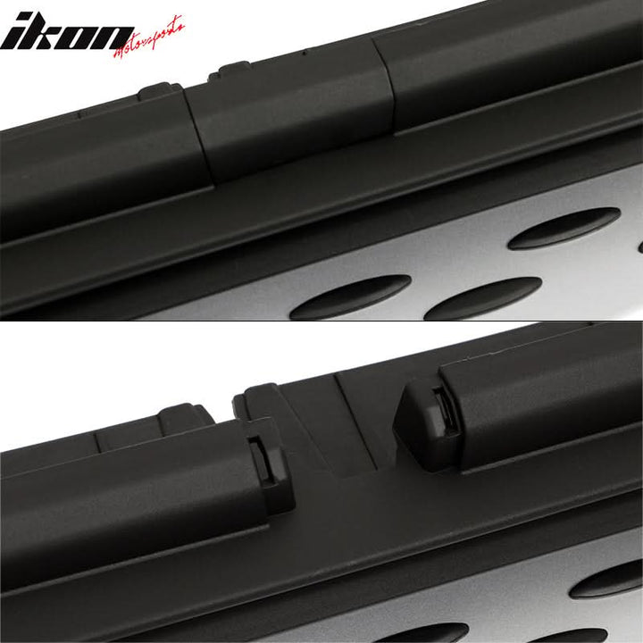 2023-2025 Benz GLC300 OE Style Black Running Board Aluminum Plastic