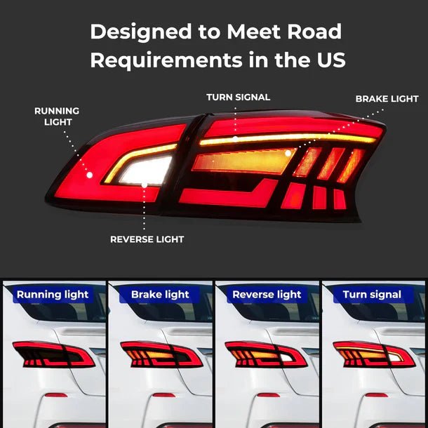 NTXGlow Tail Lights (2013-2019 Nissan Sentra)