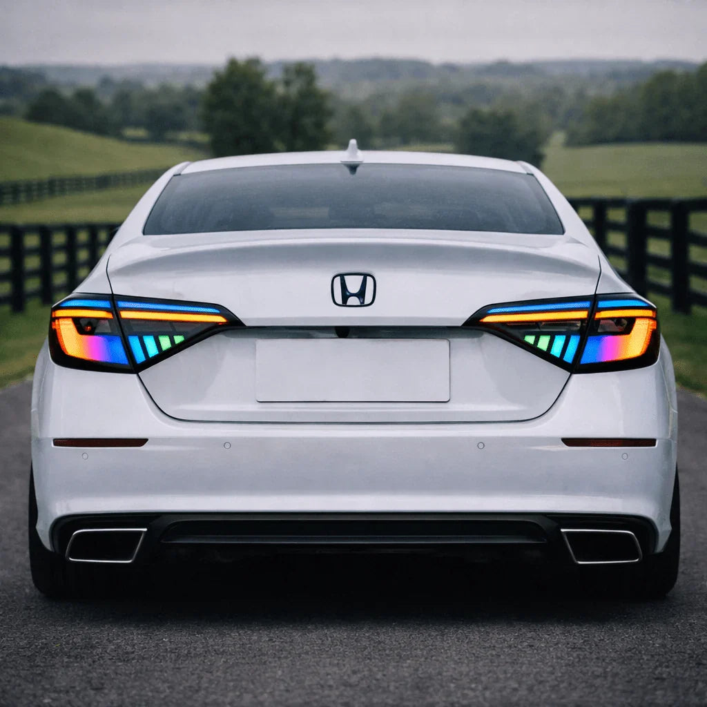 2022-2024 11th Gen Honda Civic Smoked LED Tail Lights