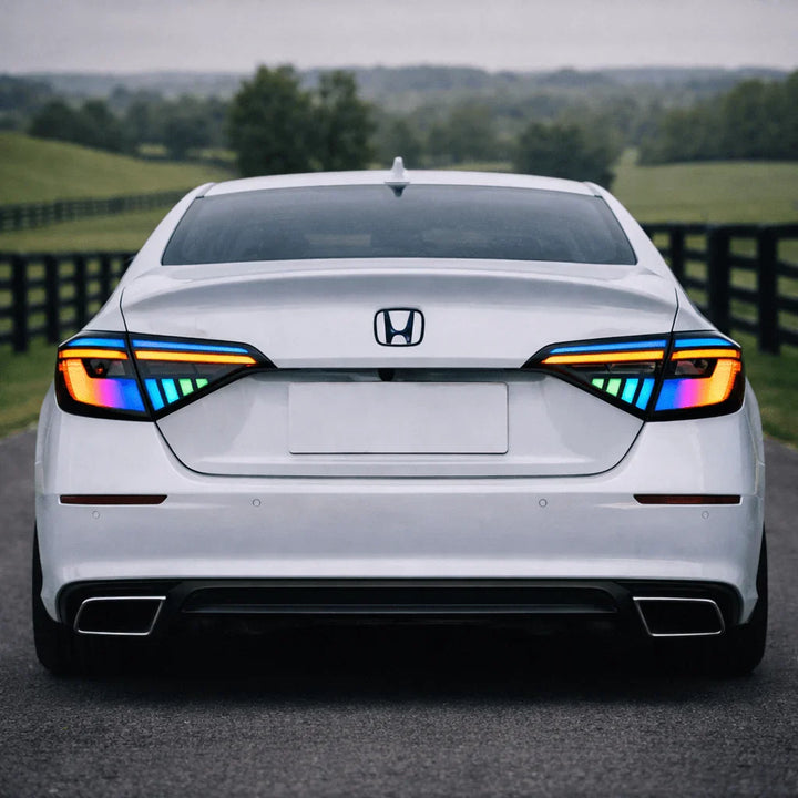 2022-2024 11th Gen Honda Civic Smoked LED Tail Lights