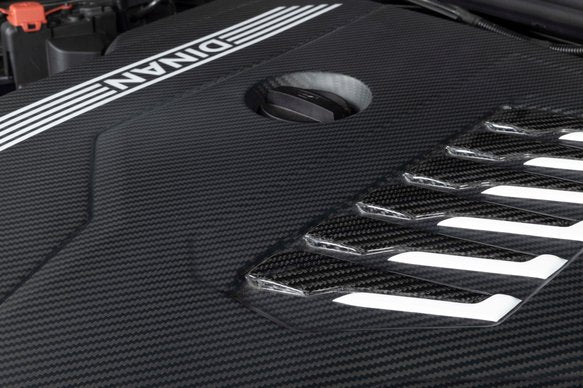 Dinan Matte Carbon Fiber Engine Cover - 2020-2025 BMW B58D Matte Carbon Fiber - G01/G02/G20/G22/G23/G26/G29/G42