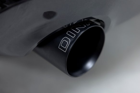 Dinan Valved Axle-Back Exhaust - 2019-2024 BMW 330i/430i Stainless Steel - Black Tips - G20/G22