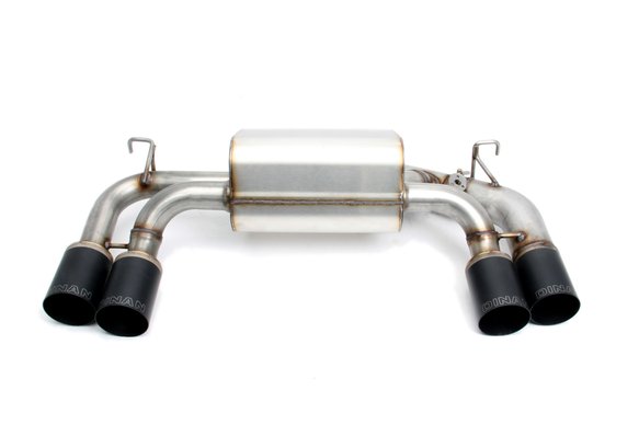 Dinan Free Flow Axle-Back Exhaust - 2016-2018 BMW M2 Stainless Steel - Black Tips - F87
