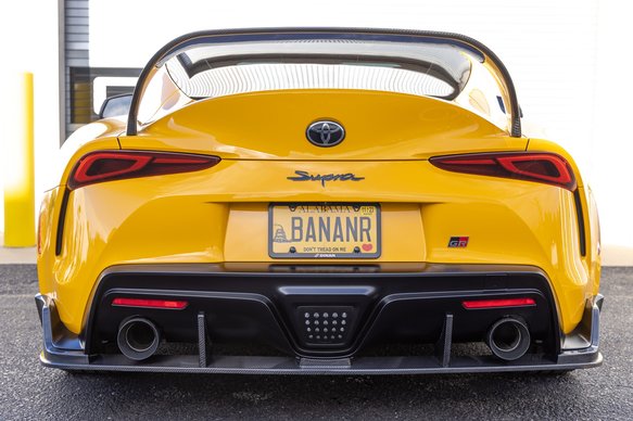 Dinan Valved Cat-Back Exhaust - 2020-2025 Toyota GR Supra 3.0 Stainless Steel - Black Tips - A90/A91