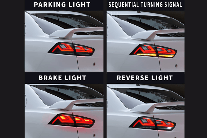 Mitsubishi Lancer & EVO X LED Tail Lights Upgrade (2008-2018)