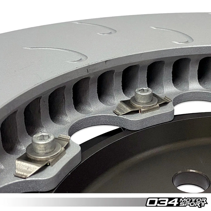 2-Piece Floating Front Brake Rotor Upgrade Kit, Volkswagen & Audi MQB and MQB EVO with 2.0T TFSI (Performance Pack)