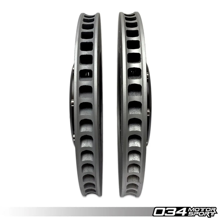 2-Piece Floating Front Brake Rotor Upgrade Kit, Volkswagen & Audi MQB and MQB EVO with 2.0T TFSI (Performance Pack)