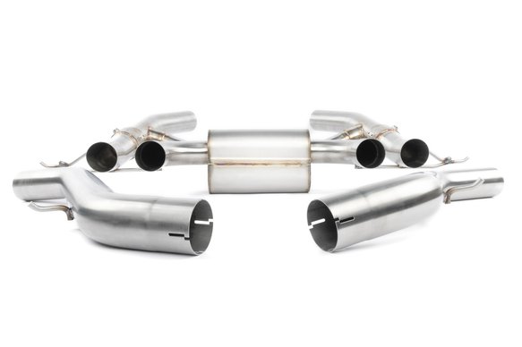 Dinan Valved Axle-Back Exhaust - 2023-2025 BMW M2 Stainless Steel - Polished Tips - G87